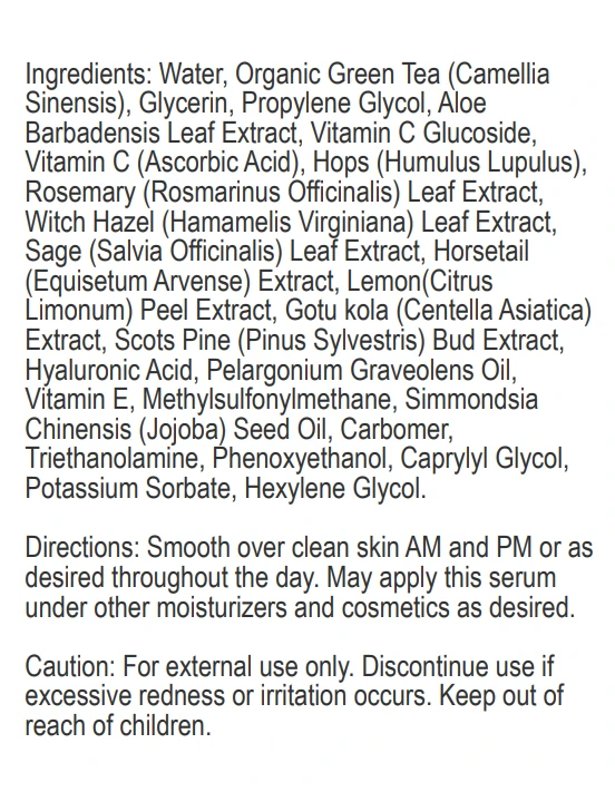 Value Terrace 2 Super C Serum ingredients